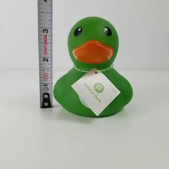 Publix Supermarket Rubber Duck Toy Green Duckie Jeep Ducking 2024 NWT Jeeper - Picture 8 of 9